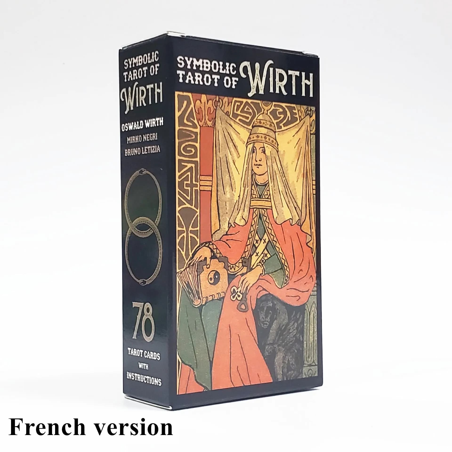 Tarocchi simbolici francesi di carte dei tarocchi Wirth carte Oracle per la divinazione Fate Tarot Deck gioco da tavolo per l'astrologia del mazzo dei tarocchi per adulti