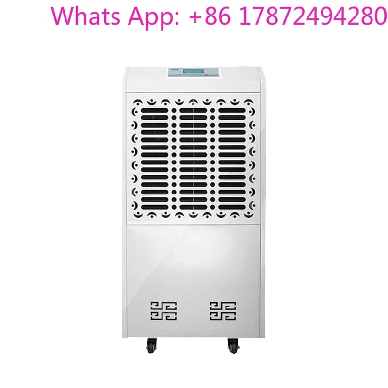 Deumidificatore per Grandi Aree da 480L/Giorno Ly-7480b, Essiccatore Mobile ad Alta Potenza