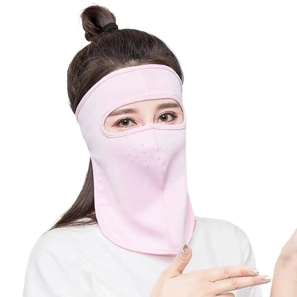 Face Shield Sun Protection Face Cover Sunscreen Veil Womne Neckline Mask Men Fishing Face Mask Ice Silk Summer Sunscreen Mask