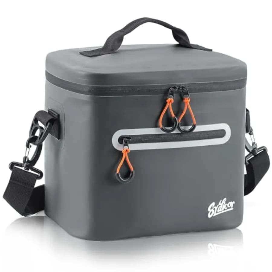 Borsa Termica Morbida, Contiene 7/16/30 Lattine, Porta Pranzo Isolato, Impermeabile, Anti-perdita, Borsa Portatile per Lavoro, Spiaggia, Bevande, Viaggi