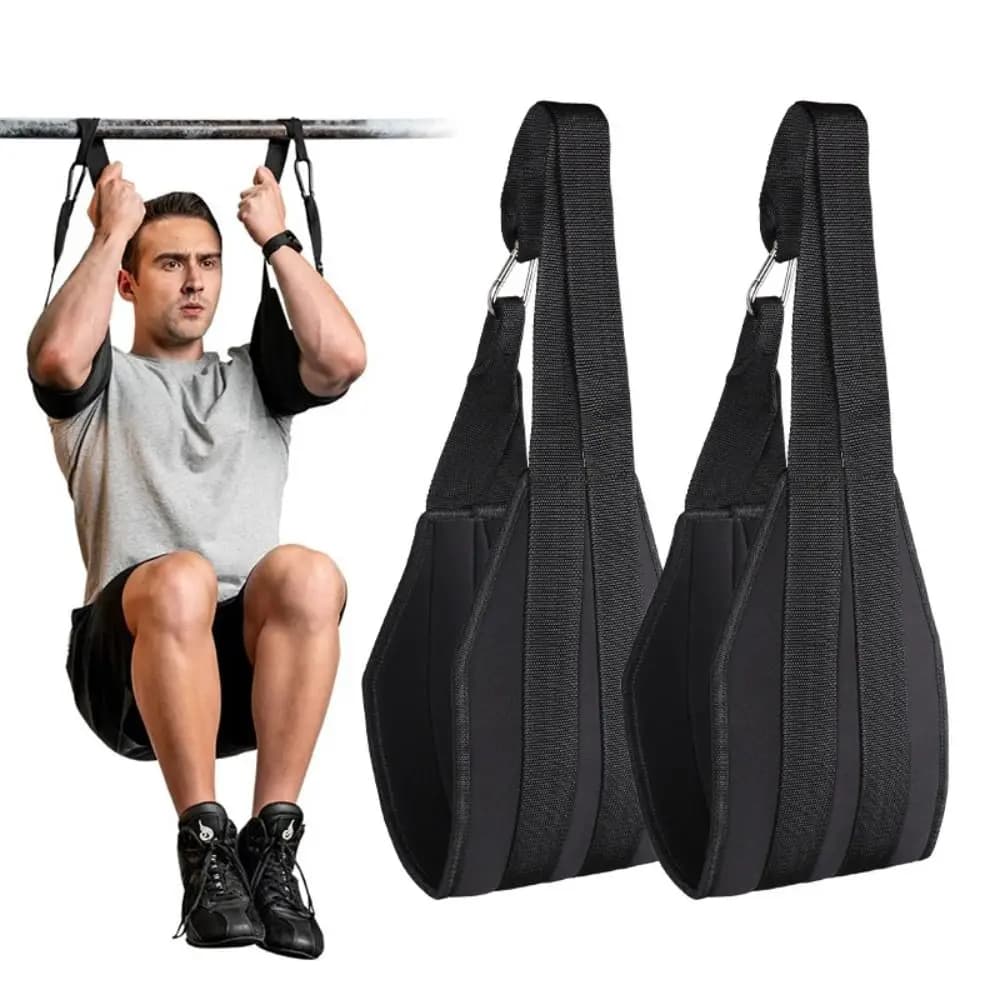 Cinghie Professionali Traspiranti per Addominali, Regolabili e Resistenti, per Barra Trazioni, Supporto per Allenamento in Palestra
