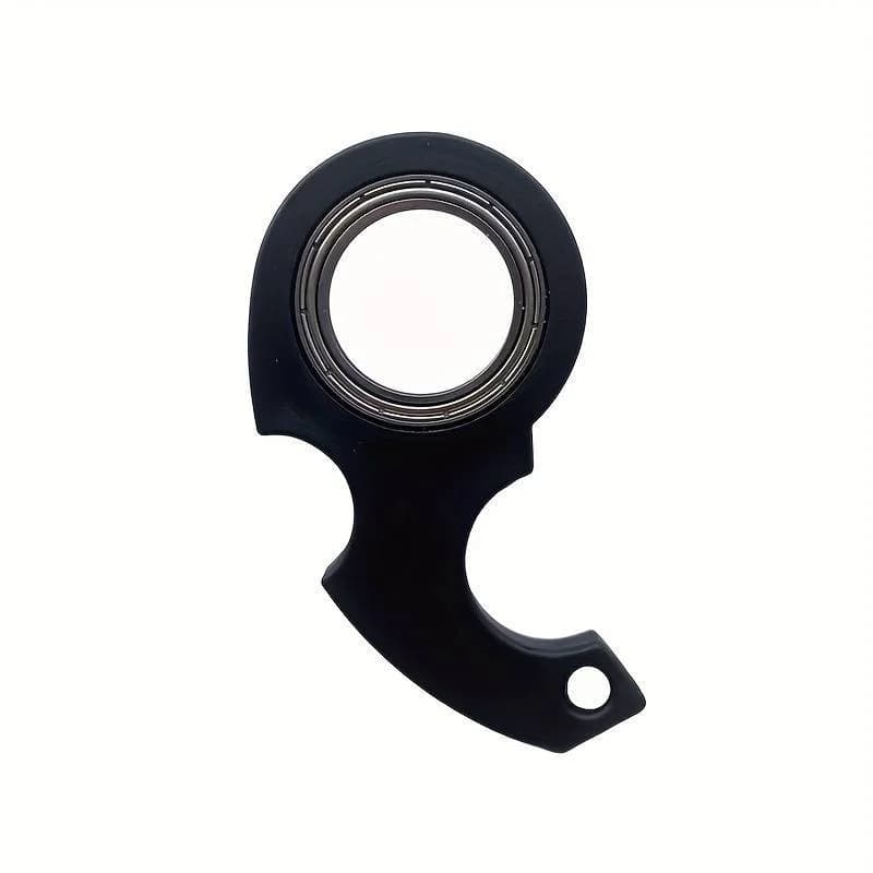 Metal Fidget Ring Spinner Keychain, Funny Fingertip Spinning Toy, Stress Boredom Relief Key Ring, Party Gifts for Kids Adults
