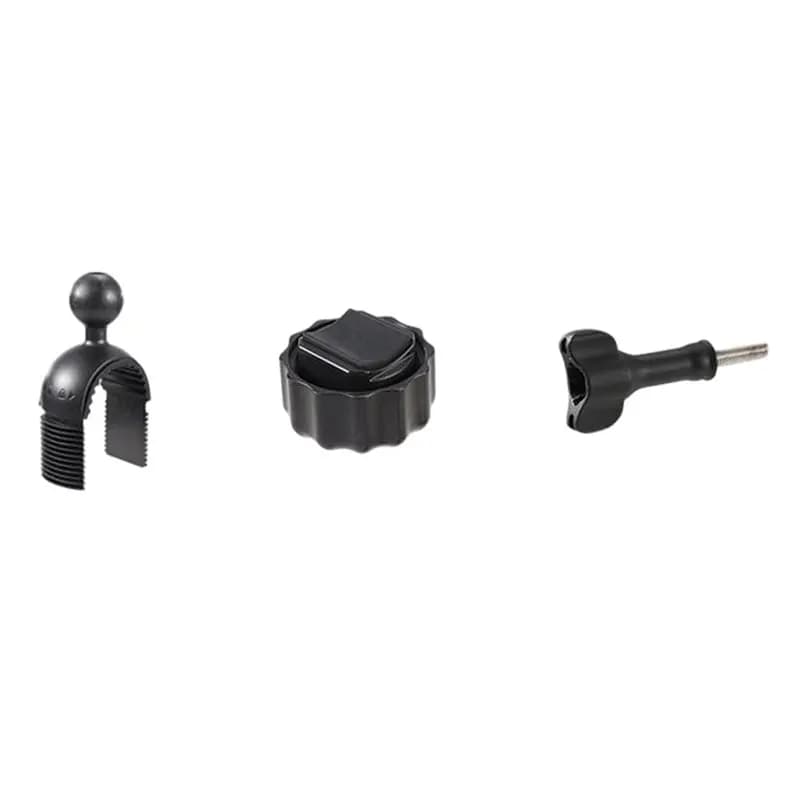 JABS- Morsetto di fissaggio universale per action camera compatibile con DJI Gopro, per supporto per luce da manubrio per moto e bici