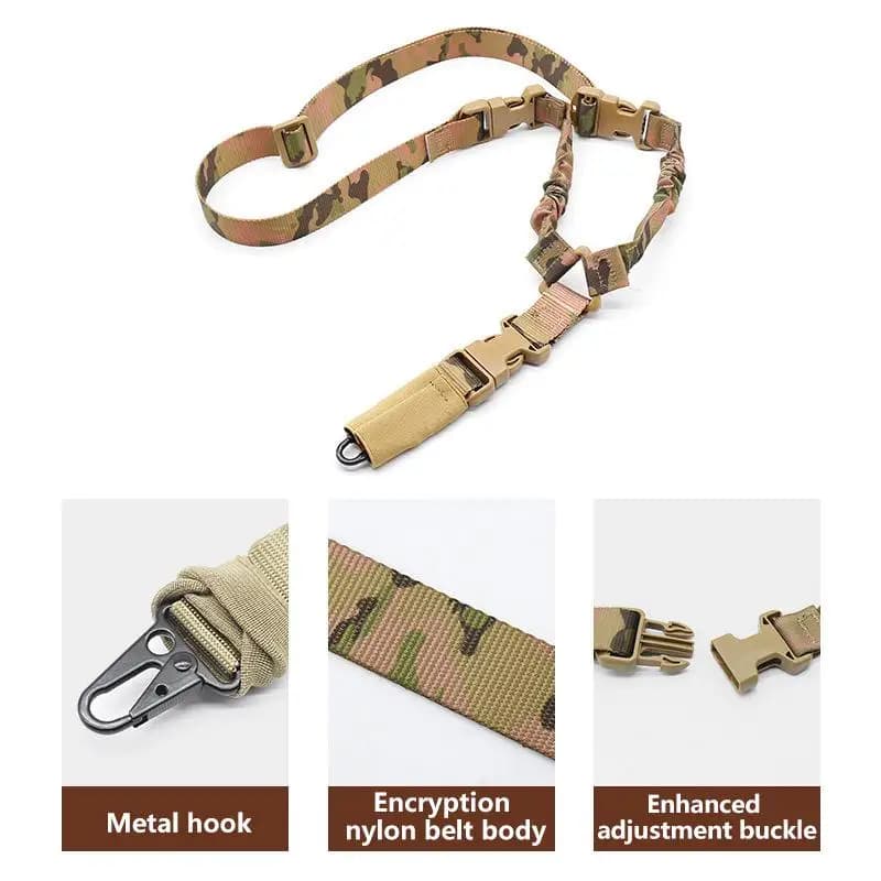 2PCS Nylon Outdoor Harness Belt Single Point Adjustable Anti Slip Diagonal Belt Strong Secure for Camping Trekking Climbing