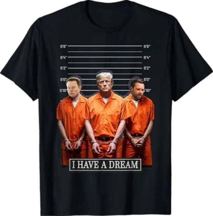 Divertente maglietta con citazione di 'I Have a Dream' per uomini e donne