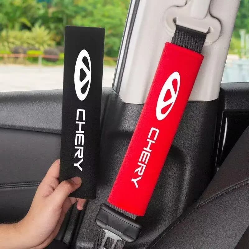 Suede Car Seat Belt Cover Shoulder Protector Pad For Chery Tiggo Arrizo Omoda Jaecoo DR 4 7 8 Pro C5 J7 J8