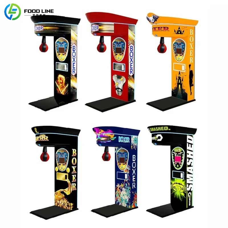 Custom Smart Arcade Boxing Machine with Music, Electronic Dynamic Game of Boxing, Strength Tester