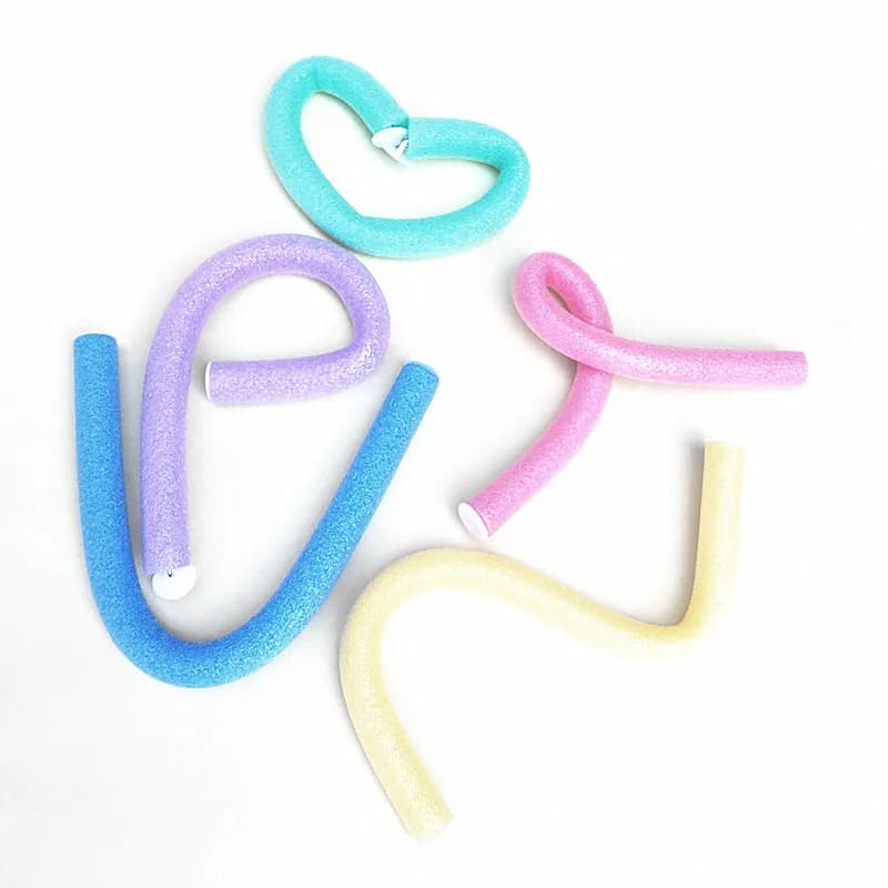 10 pieces of sponge hair curlers, twist curls tools, diy styling curlers 20 # 824