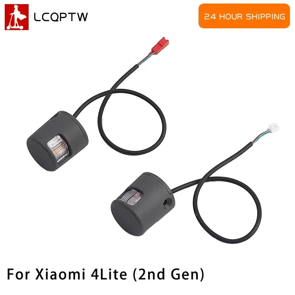 Indicatore di direzione sinistro/destro per Xiaomi 4 Lite (2a generazione) Scooter elettrico HandleTail Spia di avvertimento Luci di sicurezza Parte