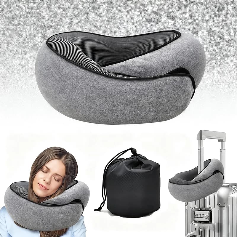 Cuscino per il collo Snail Plane - Cuscino da viaggio, con un design morbido supporto, adatto per dormire, auto, strascico, ufficio e uso domestico