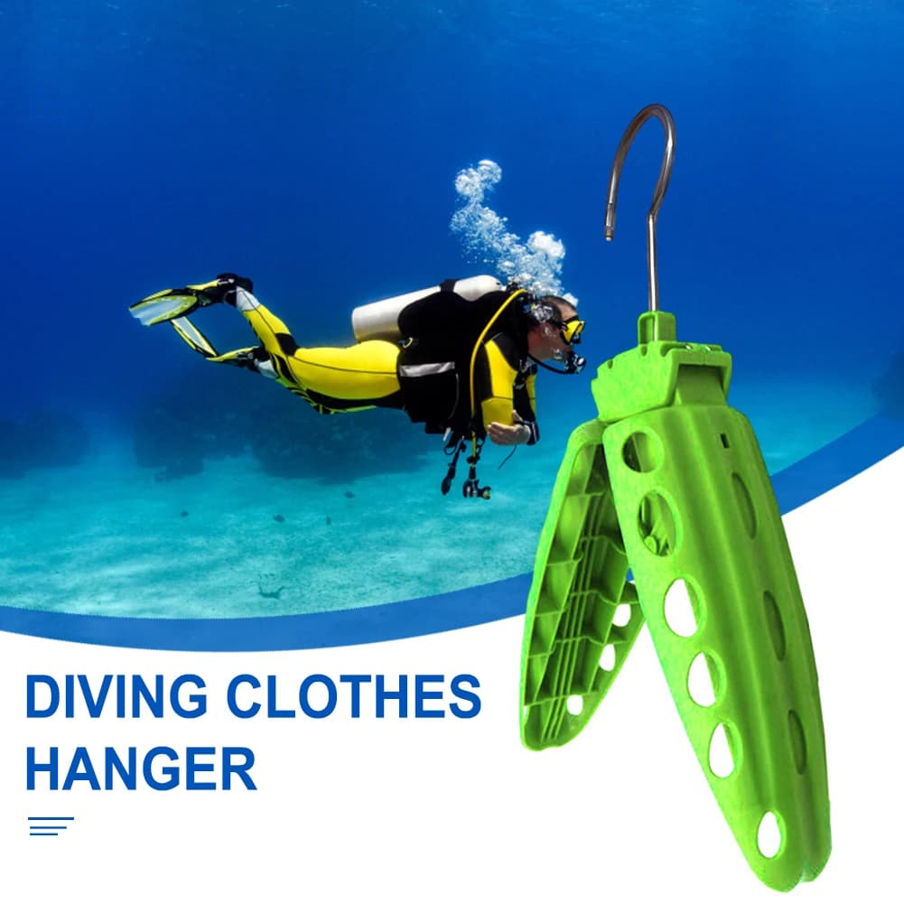 Appendiabiti pieghevole ventilato, appendiabiti pieghevole in plastica, portatile, antiruggine, per attrezzatura da surf, accessori per lo snorkeling