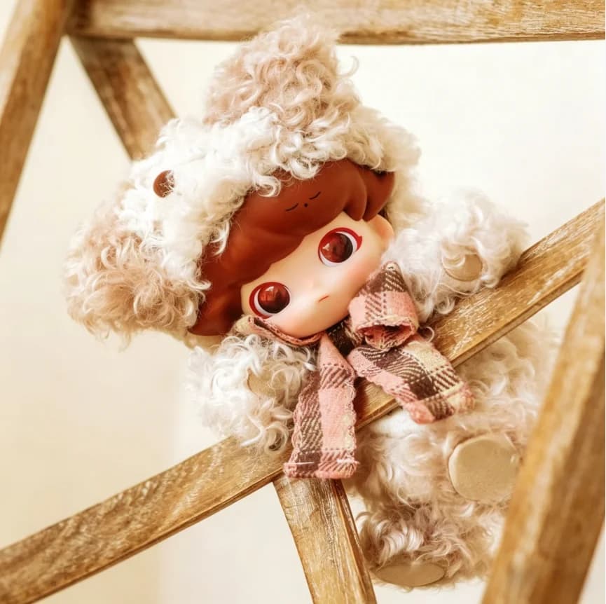 POPMART DIMOO Tiny Puppy Series 1/8 Blind Box Bambola Carina Scatola a Sorpresa Modello Originale Anime Figure Decorazione da Scrivania Regalo