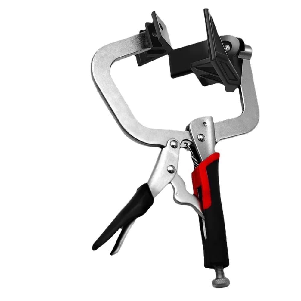 1PC woodworking rectangle clamp at 90 degrees frame for photo angle clamp Fixed clamp for mounting tool punches manual