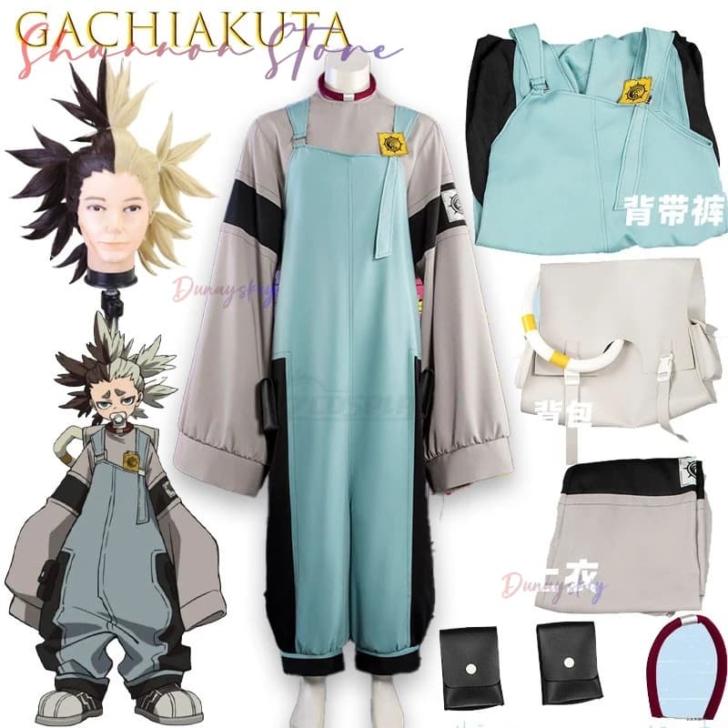 GACHIAKUTA Santa Claus Costume for Cosplay, Halloween and Carnival uniform, Women's Coating, Halloween Festival, Carnival