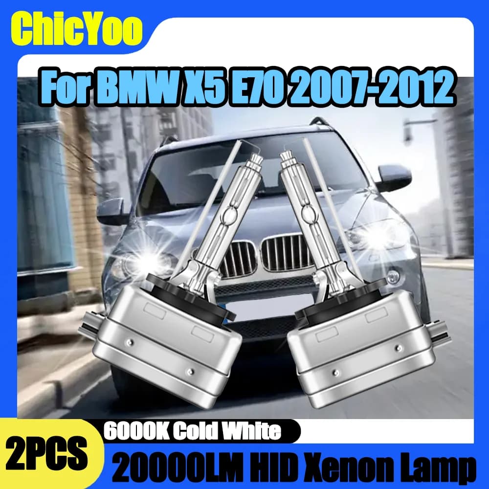 2X Luci anteriori per auto 35W D1S HID Xenon Lampadine per fari 20000LM Canbus LED per BMW X5 E70 2007 2008 2009 2010 2011 2012