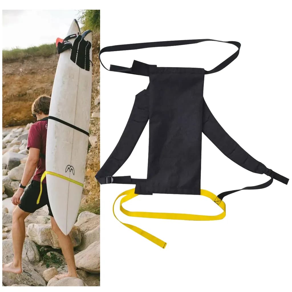 Tavola da surf Carrier Board Sling SUP Paddle Board Zaino Longboard Camminata Pattinaggio Ciclismo Trasporto verticale