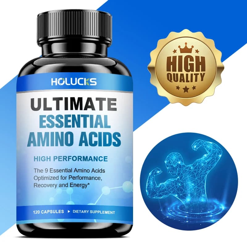 Capsule di aminoacidi avanzati per il bodybuilding - Aiutano ad aumentare la forza, la resistenza, la sintesi proteica, a costruire massa muscolare, addominali ed energia