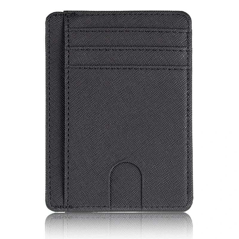 Portafoglio in Pelle con Blocco RFID 2026, Porta Carte di Credito e Documenti, Custodia per Denaro, per Uomo e Donna, Nero Grigio Marrone, Borsa alla Moda