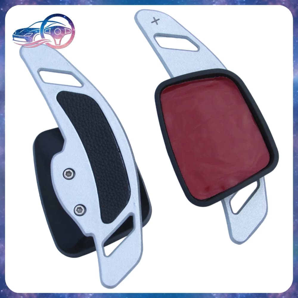 Adesivo di copertura per estensione paddle del cambio per Audi A4 B8 B9, rivestimento decorativo modificato per le palette del cambio sul volante dell'auto