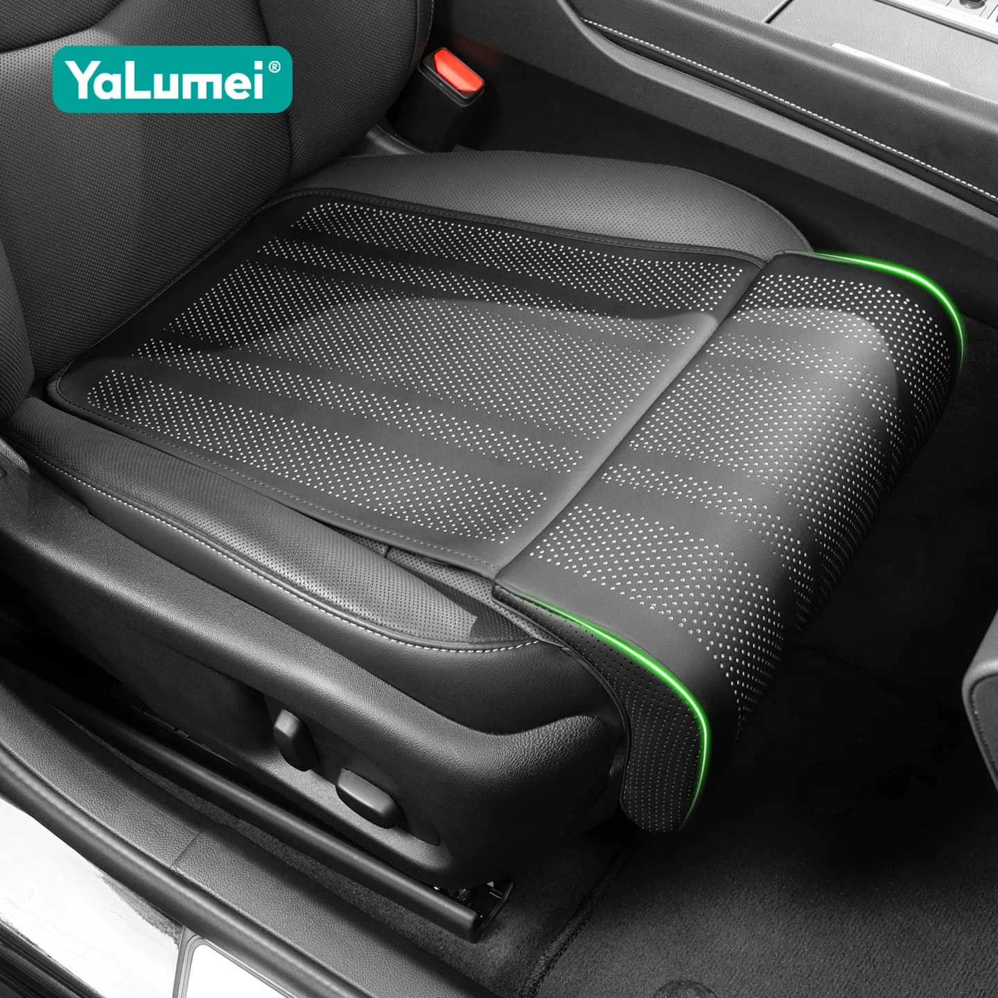 Driver Leg Support Pillow Extension Pad Leather Car Seat Extender Cushion Memory Foam Auto Seat Knee Pads For Driver Leg Support