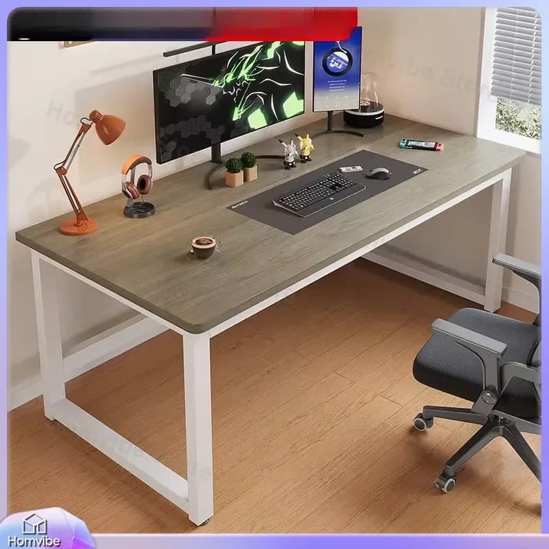 Scrivania Elettrica Regolabile in Altezza, Scrivania Ergonomica in Legno Massello per Lavoro, Studio, Gaming, Ufficio Domestico, Dormitorio
