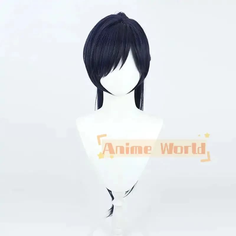 Parrucca cosplay blu intenso di Limbus Company Hong Lu, 7;k'2.s;9,