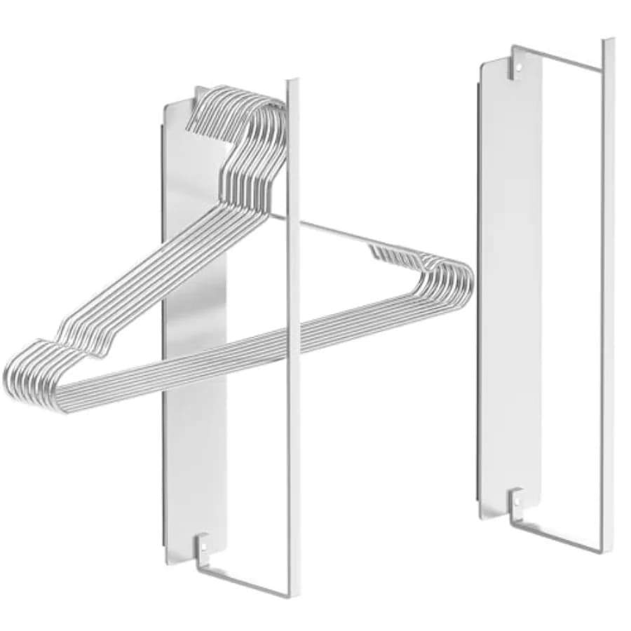 Hanger Organizer Magnetic Hangers Holder for Washing Machine Laundry Room Organization, Clothes Hanger Stacker Coat Hanger Stac