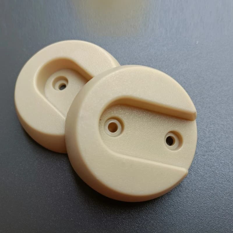 2 pieces support for wooden hangers plastic flange seat cover for underwear rod support for hanging pole fastening seat