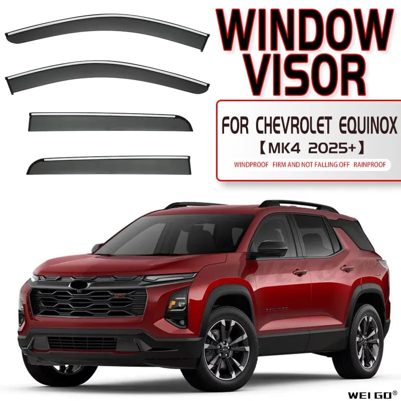Per CHEVROLET EQUINOX 2018-2025 + Finestra di Automobile Visiera Tenda Shelter Parabrezza Finestrino Laterale Pioggia Parasole Accessori Car Styling