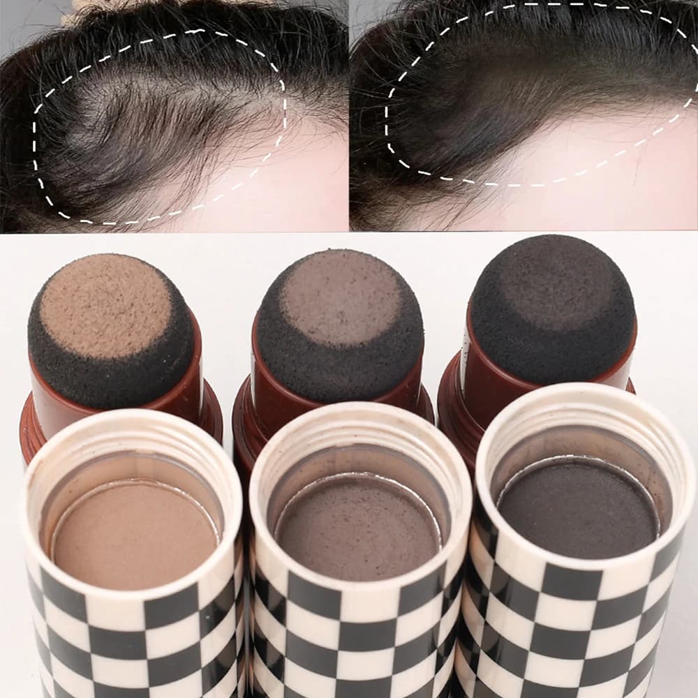 Natural Fluffy Hairline Powder Hair Root Concealer Filler Waterproof Shadow Powder Natural Hairline Cosmetic Makeup Filler