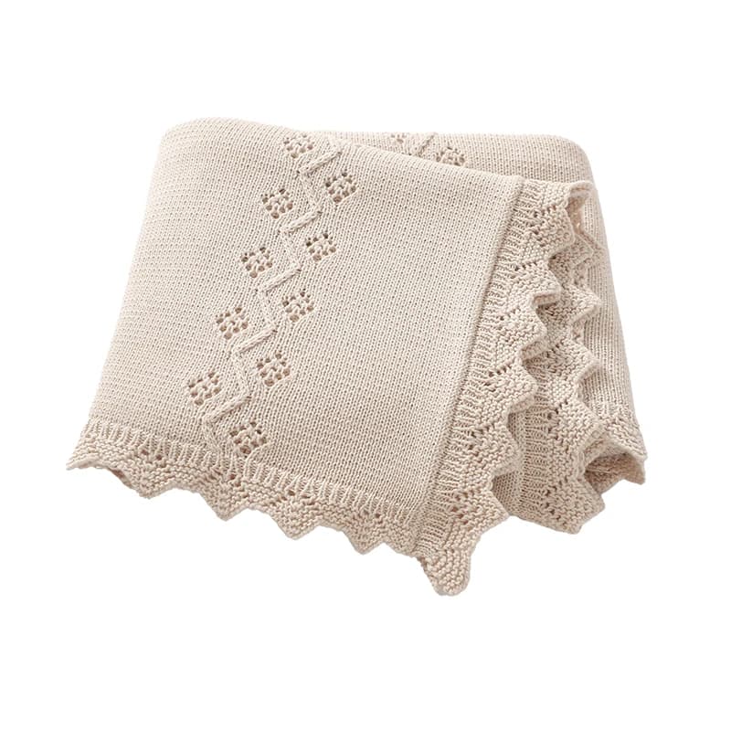 Coperta per neonato in cotone multiuso lavorata a maglia per neonati Ragazzi Ragazze Trapunte per dormire Copertine per passeggino 90 * 70 cm Tappetino per ricezione