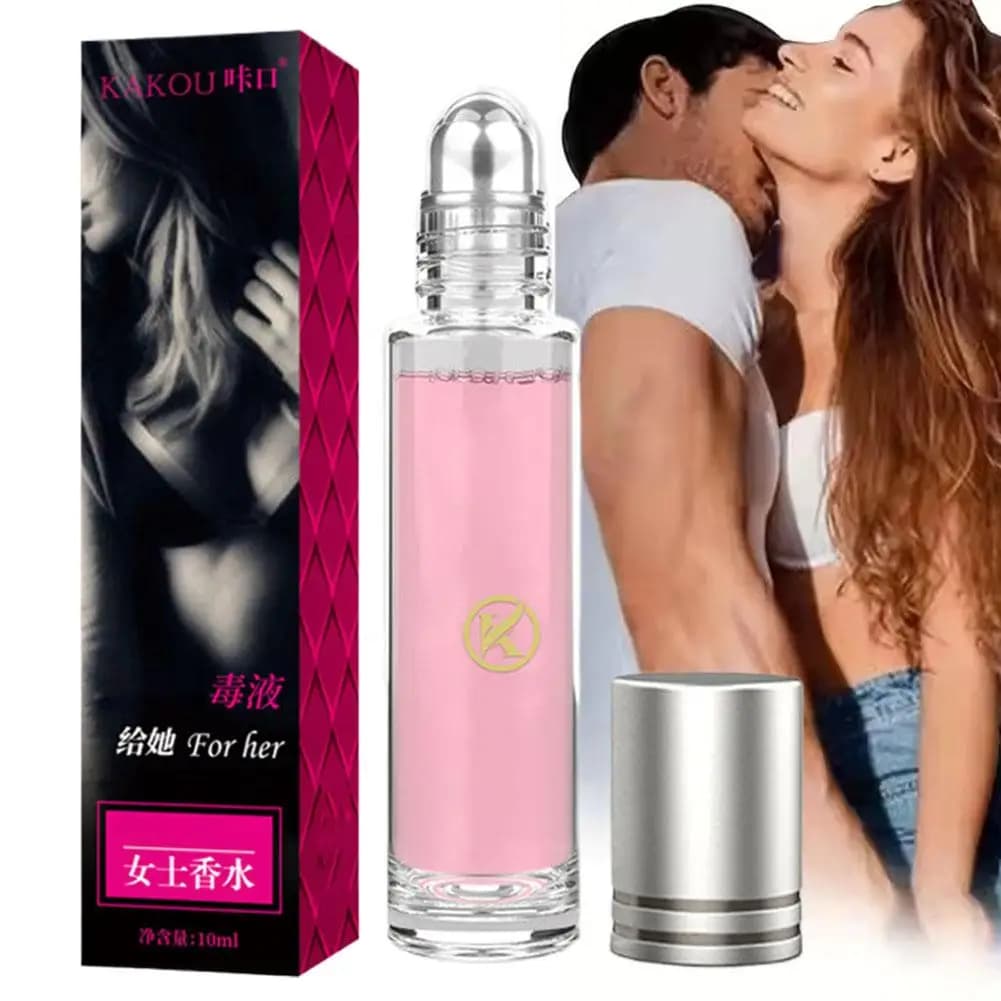 Profumo ai Feromoni da 10ml, Tentazione Duratura, Mini Roll-On Unisex Portatile, Eau de Toilette Fresca e Naturale