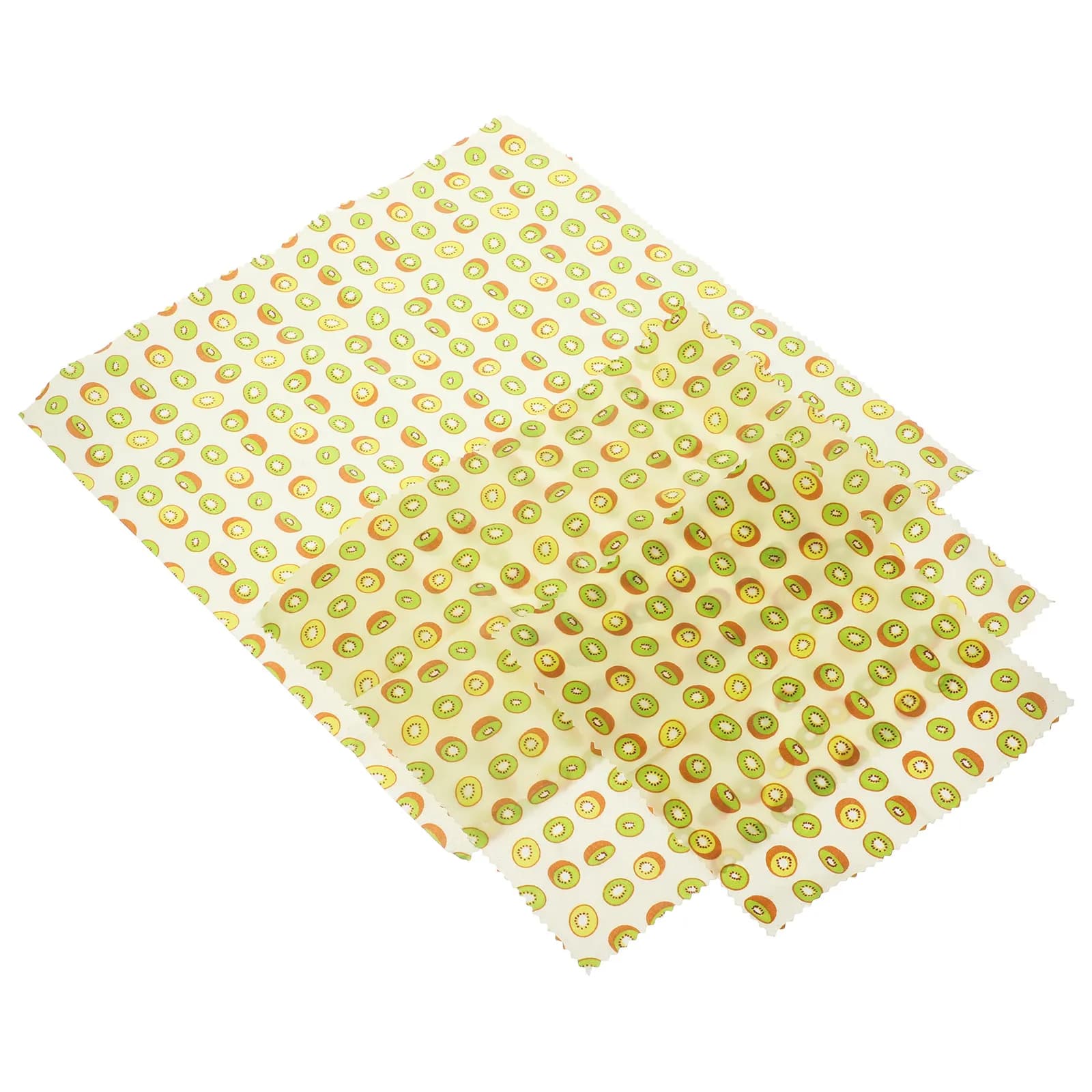 Set di 3 Involucri Alimentari in Cera d'Api Riutilizzabili per Frutta, Verdura, Sandwich e Ciotole - Fogli Sostenibili per Avvolgere Alimenti