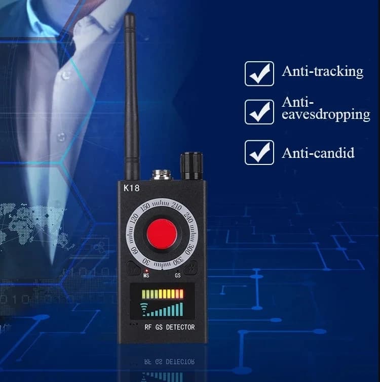Mini Spy Rilevatore telecamera nascosta Protezione di sicurezza Gadget per hacking Spying Finder Segnale RF Scanner GPS Espia Cámaras dedektör