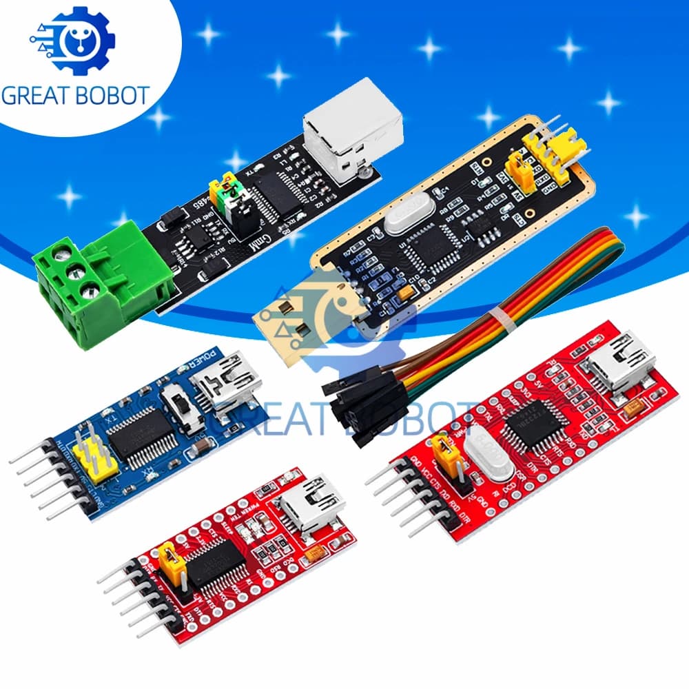 FTDI USB to TTL 232 Module (FT232RL/FT232BL) - 3.3V/5.5V for Arduino Pro Mini Programming Projects