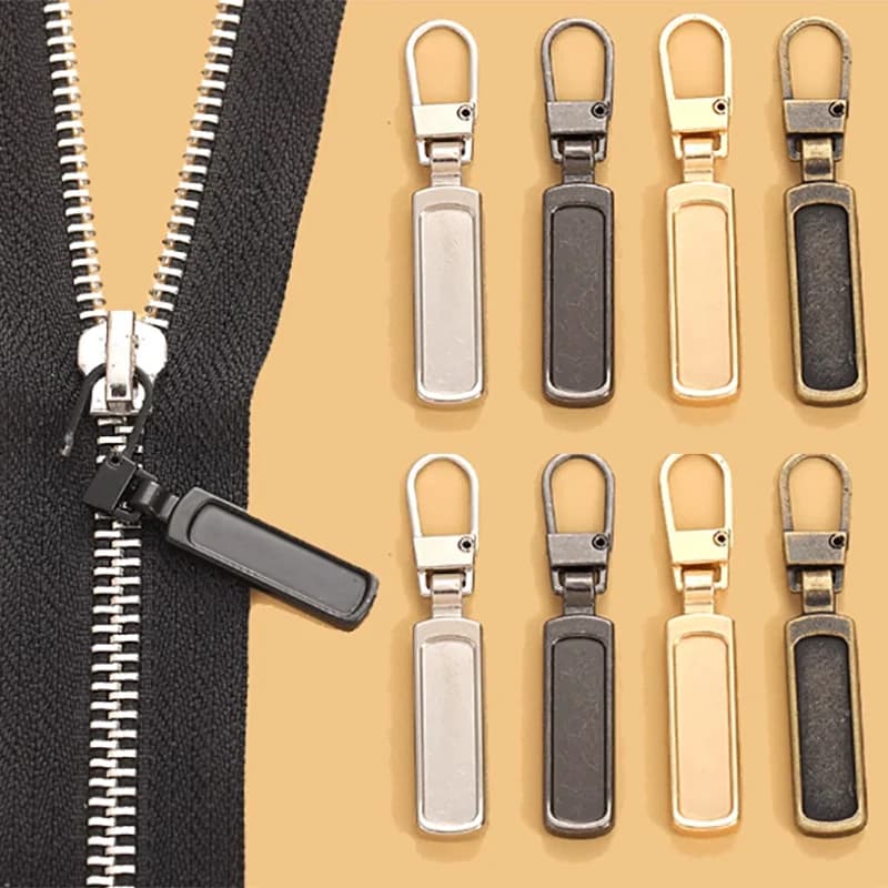 5-20 pezzi staccabile universale estrattore cerniera linguetta di ricambio cerniere cursori testa kit di riparazione per valigie borse abbigliamento cucito