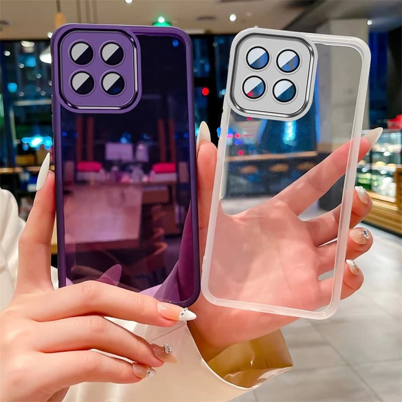 Per Honor 400 Smart Obiettivo Completo Pellicola di Protezione Della Fotocamera Trasparente Morbido Silicone TPU Cassa Posteriore Del Telefono per Honor400 Smart X7d 4G 5G