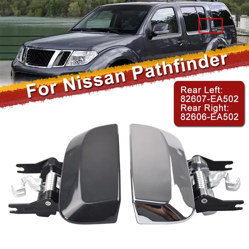 Maniglia per porta esterna posteriore per auto per Nissan Pathfinder R51 2005-2013 82607-EA502 82606-EA502 posteriore sinistra e destra