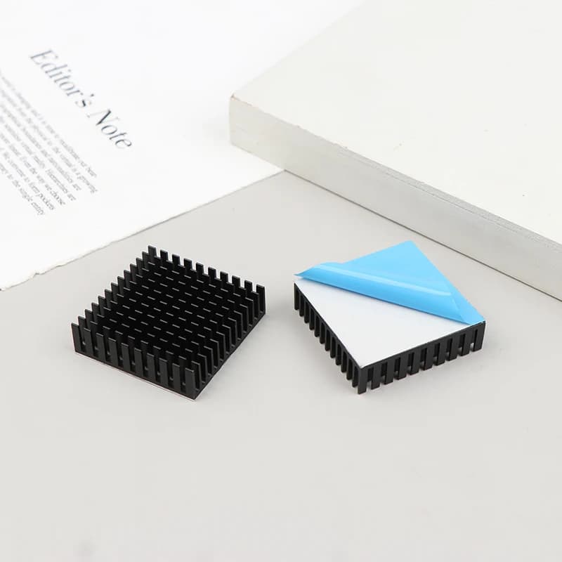 1 Pezzo Dissipatore di Calore in Alluminio 40*40*11MM per Stampante 3D, Radiatore di Raffreddamento per Motore Stepper Nema17 42, 40x40x11mm