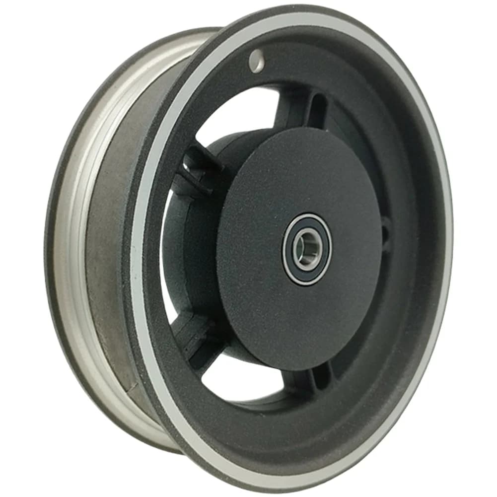 10 Inch Front Wheel Hub Aluminum Alloy White Rim Replacement Part For Xiaomi 5 Pro Electric Scooter Sturdy Lightweight Upgrade