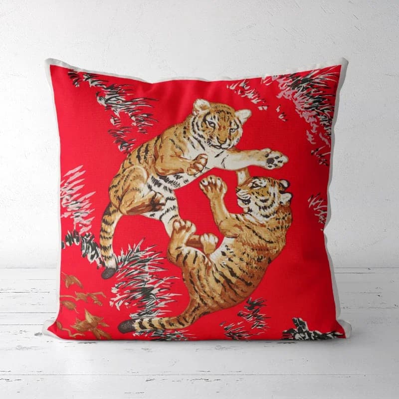 A DropShipping Christmas Pillowcases 45X45CM Home Decor Printed Cushion Cover Decorative Boho High-end Royal High Quality Europe