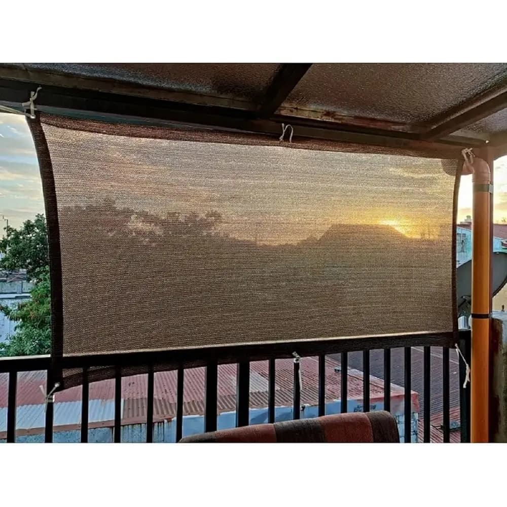 Spedizione Gratuita Schermo Privacy per Recinzione, Telo Ombreggiante per Balcone 3'3x13' 80% Ombreggiatura, Pannelli in Rete per Esterni, Patio, Appartamento