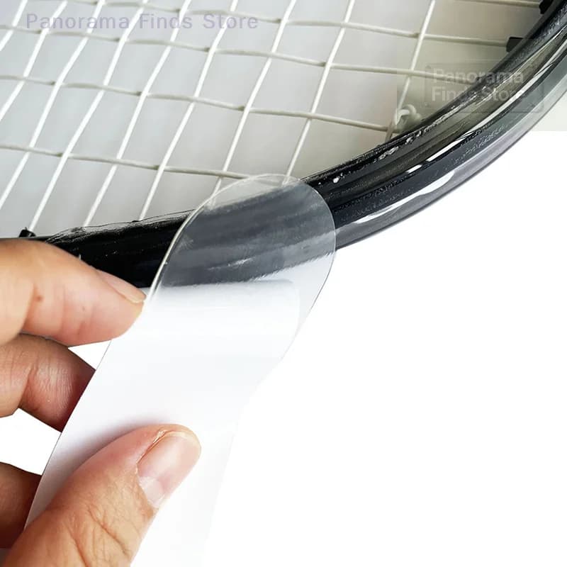 【P】Nastro protettivo trasparente in TPU per la testa della racchetta da tennis, adesivo per la riduzione dell'attrito, accessorio per attrezzature sportive