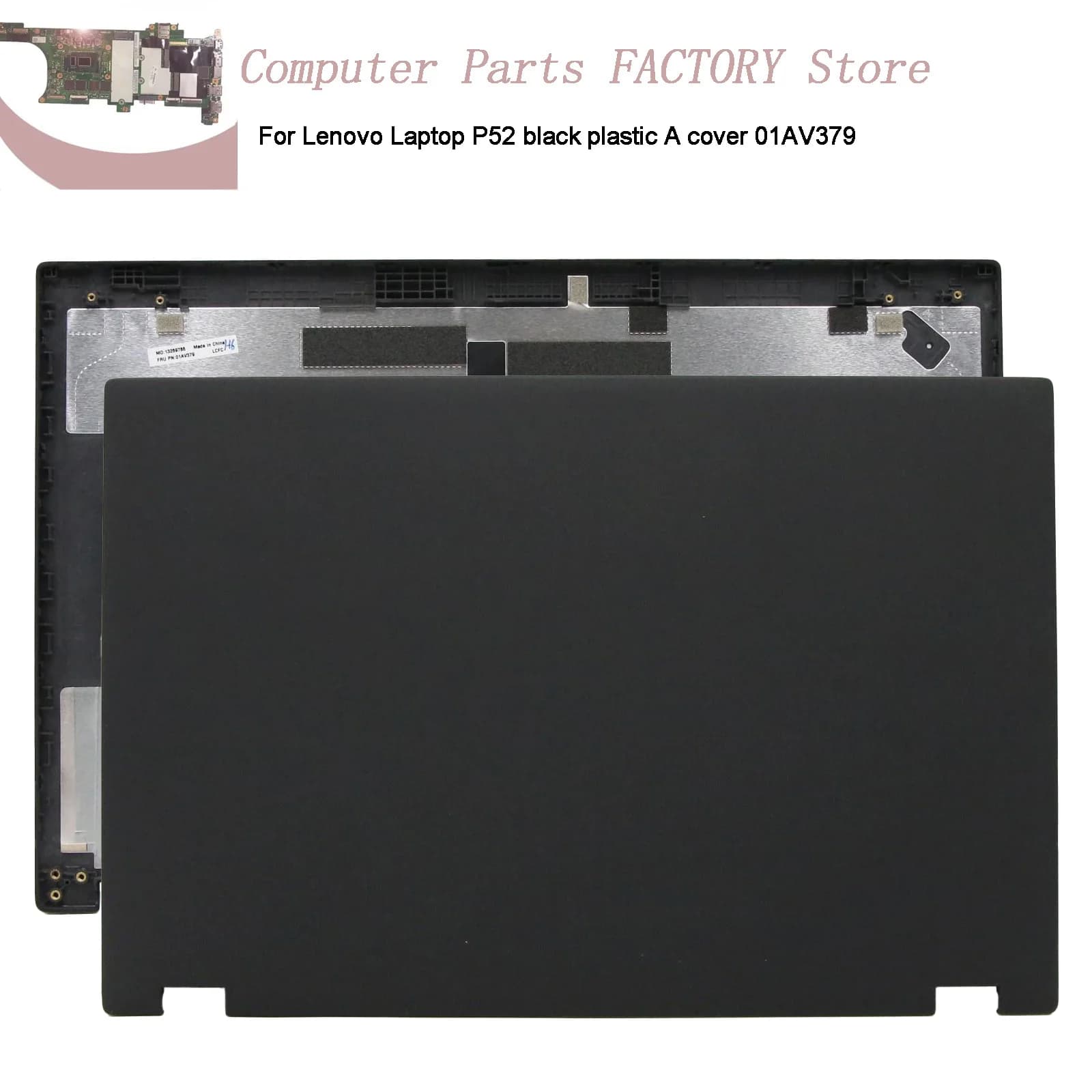 Per laptop Lenovo P52 plastica nera A Cover LCD Cover posteriore 01AV379