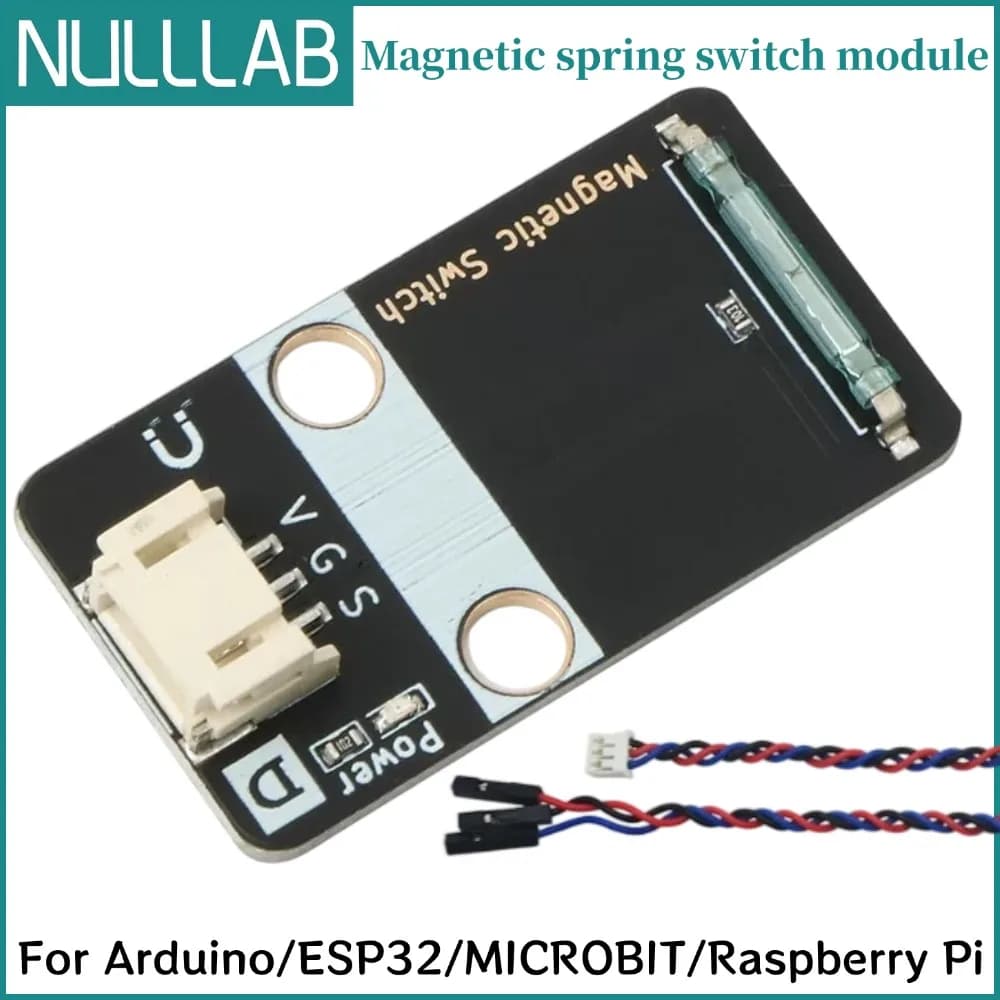 High Sensitivity Magnetic Reed Switch Digital Output Sensor with Protective Shell PH2.0 for Arduino ESP32 Microbit Raspberry Pi