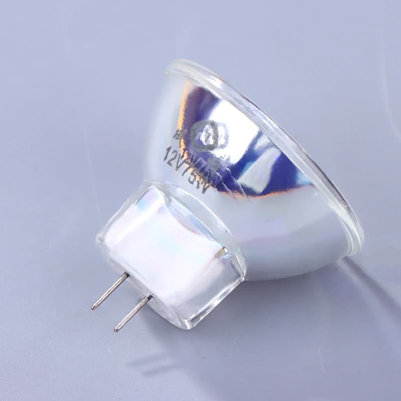 Dental bulb with round plug/plate 12V 75W Halogen bulb for dental armchair G5.3-4.8 Prese base Lamp for mug curing Faretto for teeth whitening