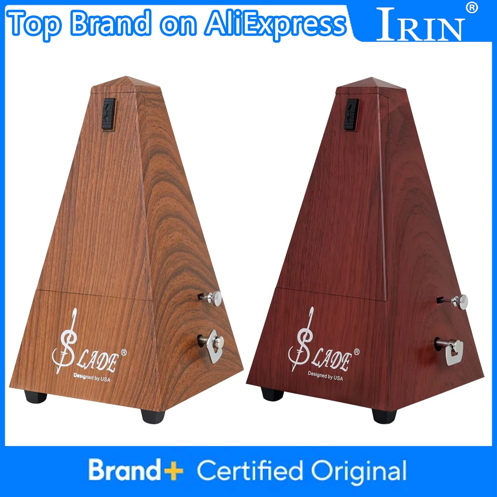 Metronomo Meccanico Universale per Chitarra, Campana Professionale a Torre, Strumento Musicale per il Ritmo, per Chitarra/Ukulele/Pianoforte