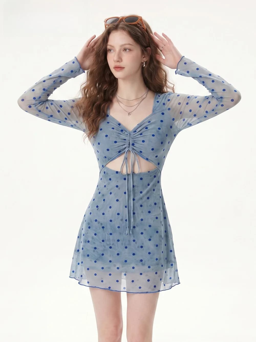 2026 New Women's One-Piece Swimsuit Long Sleeve Thermal Spring Vacation Resort Sunscreen Beautiful High-End plus Size Belly C...