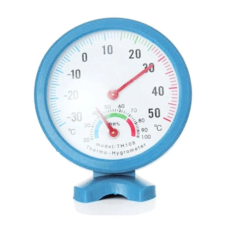Indoor Thermometer Hygrometer Analog- 2 in 1 Temperature Humidity Monitor Gauge L4MF