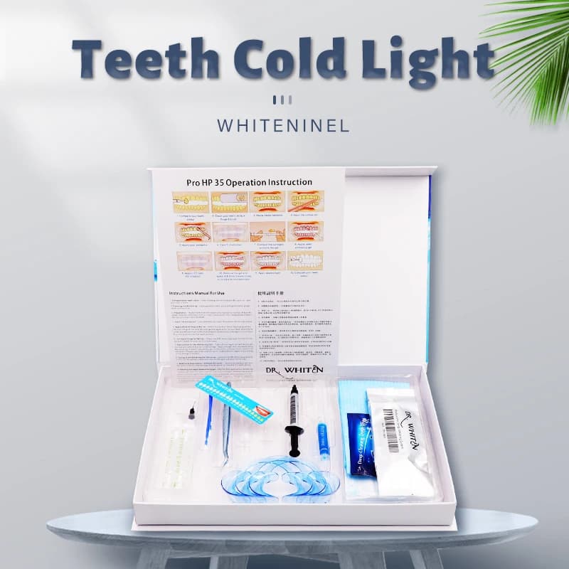 Kit professionale per sbiancamento dei denti Gel sbiancante dentale Perossido Sbiancamento dei denti GEl 35% Attrezzatura dentale per denti